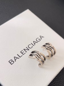 Balenciaga BB Icon Hoop Earrings