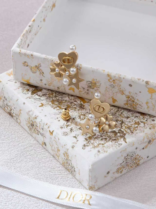 Dior Petit CD Gold Metal Earrings