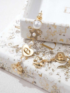 Dior Tribales Gold Metal Earrings