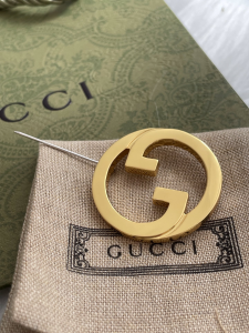 Gucci Blondie Interlocking G Brooch