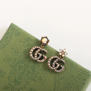 Gucci GG Marmont Crystal Earrings