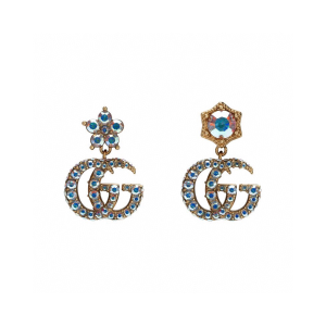 Gucci GG Marmont Crystal Earrings