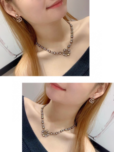 Gucci GG Marmont Crystal Earrings