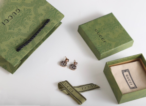 Gucci GG Marmont Crystal Earrings