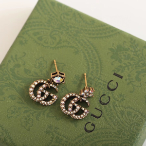 Gucci GG Marmont Crystal Earrings