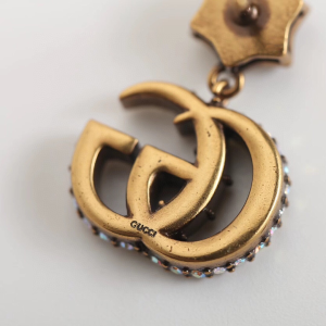 Gucci GG Marmont Crystal Earrings