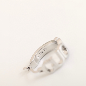 Gucci Logo Hoop Earrings