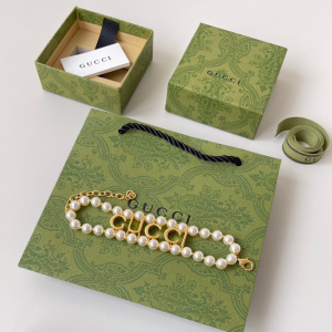 Gucci Pearl Embellished Bracelets