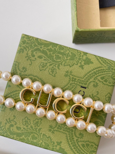 Gucci Pearl Embellished Bracelets