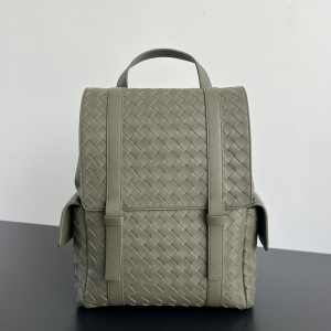 Bottega Veneta Back To School Backpack Bag Green Woven Lambskin Leather Bottega Veneta Back To School Backpack Bag Green Woven Lambskin Leather