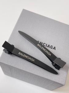 Balenciaga Holli Pro Hair Clip Set Of 2 Matte Black Balenciaga Holli Pro Hair Clip Set Of 2 Matte Black