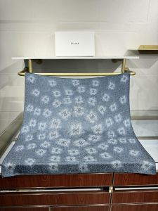 Celine Triomphe Explosion Silk Twill Square Scarf Dark Green Celine Triomphe Explosion Silk Twill Square Scarf Dark Green