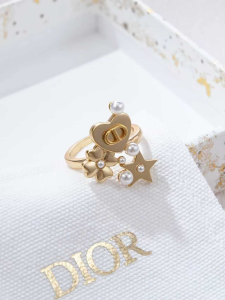 Dior Petit CD Gold Metal Earrings