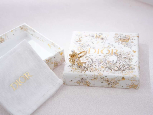 Dior Petit CD Gold Metal Earrings