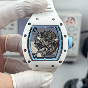 Richard Mille Bubba Watson White Ceramic and Rubber Strap Watch Richard Mille Bubba Watson White Ceramic and Rubber Strap Watch