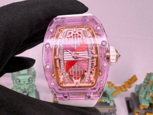 Richard Mille RM07 02 Automatic Winding Pink Sapphire Diamonds Watch Richard Mille RM07 02 Automatic Winding Pink Sapphire Diamonds Watch