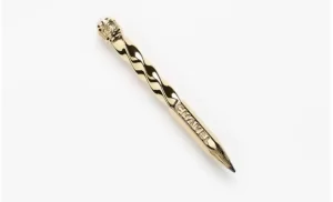 Chanel Gole Metal Pen Brooch