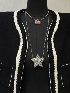 Chanel Iconic Bag Pendant Necklaces