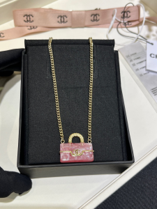 Chanel Iconic Bag Pendant Necklaces