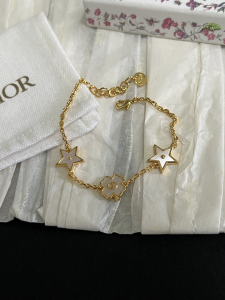 Dior D Dice Star Metal Gold Bracelets