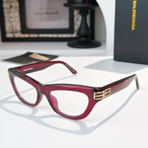 Balenciaga BB Cat Eye Luxury Eyewear Sunglasses BB0430S Red Balenciaga BB Cat Eye Luxury Eyewear Sunglasses BB0430S Red