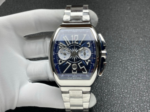 Franck Muller Vanguard V45 Automatic Steel Blue Dial White Gold Watch Franck Muller Vanguard V45 Automatic Steel Blue Dial White Gold Watch