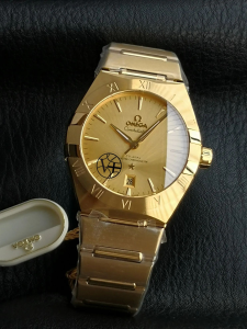 Omega Constellation Co Axial Master Chronometer Watch Gold Dial Yellow Gold Omega Constellation Co Axial Master Chronometer Watch Gold Dial Yellow Gold