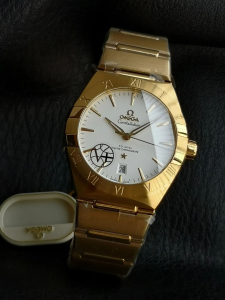 Omega Constellation Co Axial Master Chronometer Watch White Dial Yellow Gold Omega Constellation Co Axial Master Chronometer Watch White Dial Yellow Gold