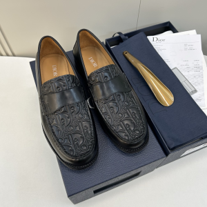 Dior Granville Loafer Black smooth calfskin and dior gravity leather Dior Granville Loafer Black smooth calfskin and dior gravity leather