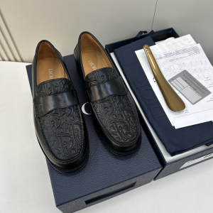 Dior Granville Loafer Black smooth calfskin and dior gravity leather Dior Granville Loafer Black smooth calfskin and dior gravity leather