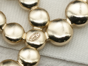 Chanel Crystals CC Logo Brooch