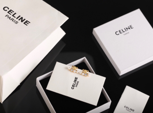 Celine Triomphe Pearls Earrings