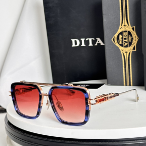 Dita Lxn Evo Pilot Luxury Eyewear Sunglasses DTS321 Red Blue Dita Lxn Evo Pilot Luxury Eyewear Sunglasses DTS321 Red Blue