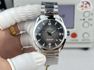 Omega Seamaster Railmaster Automatic Gray Dial White Gold Watch 38MM Omega Seamaster Railmaster Automatic Gray Dial White Gold Watch 38MM