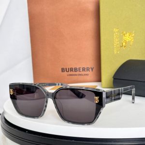 Burberry Check Square Luxury Eyewear Sunglasses BE2396 Gray Burberry Check Square Luxury Eyewear Sunglasses BE2396 Gray