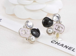 Chanel CC Logo Earrings