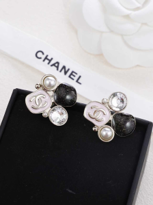 Chanel CC Logo Earrings