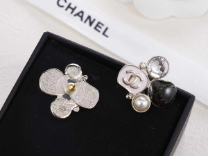 Chanel CC Logo Earrings