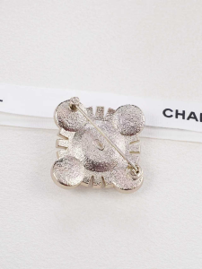 Chanel CC Pearl Brooch