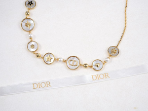 Dior D Luck Choker Necklaces