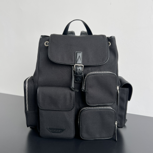 Bottega Veneta Crossroad Multipocket Backpack Bag Black Cordura Nylon Bottega Veneta Crossroad Multipocket Backpack Bag Black Cordura Nylon