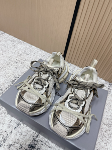 Balenciaga 3XL Sneaker White and Silver Mesh and Polyurethane Balenciaga 3XL Sneaker White and Silver Mesh and Polyurethane