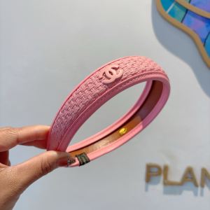 Chanel CC Logo Pink Headbands