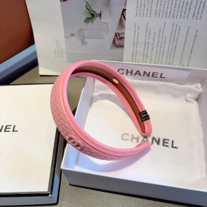 Chanel CC Logo Pink Headbands