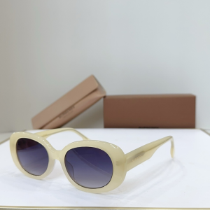 Burberry Check Oval Luxury Eyewear Sunglasses B4339 Beige Burberry Check Oval Luxury Eyewear Sunglasses B4339 Beige