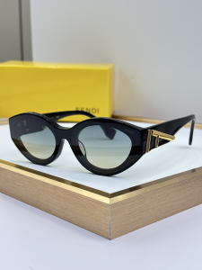 Fendi First Cat Eye Luxury Eyewear Sunglasses F0L127V Black Fendi First Cat Eye Luxury Eyewear Sunglasses F0L127V Black
