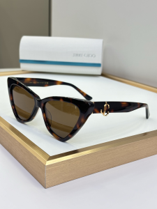 Jimmy Choo Sol Cat Eye Luxury Eyewear Sunglasses JC5008 Brown Jimmy Choo Sol Cat Eye Luxury Eyewear Sunglasses JC5008 Brown