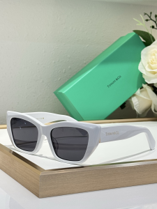 Tiffany Cat Eye Luxury Eyewear Sunglasses TF5022 White Tiffany Cat Eye Luxury Eyewear Sunglasses TF5022 White