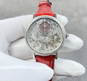 Breguet Tradition Automatic Ladies Watch Red Crocodile Leather Strap Breguet Tradition Automatic Ladies Watch Red Crocodile Leather Strap