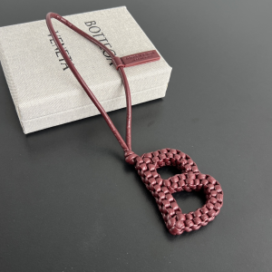 Bottega Veneta Letter B Bag Charm Burgundy Bottega Veneta Letter B Bag Charm Burgundy